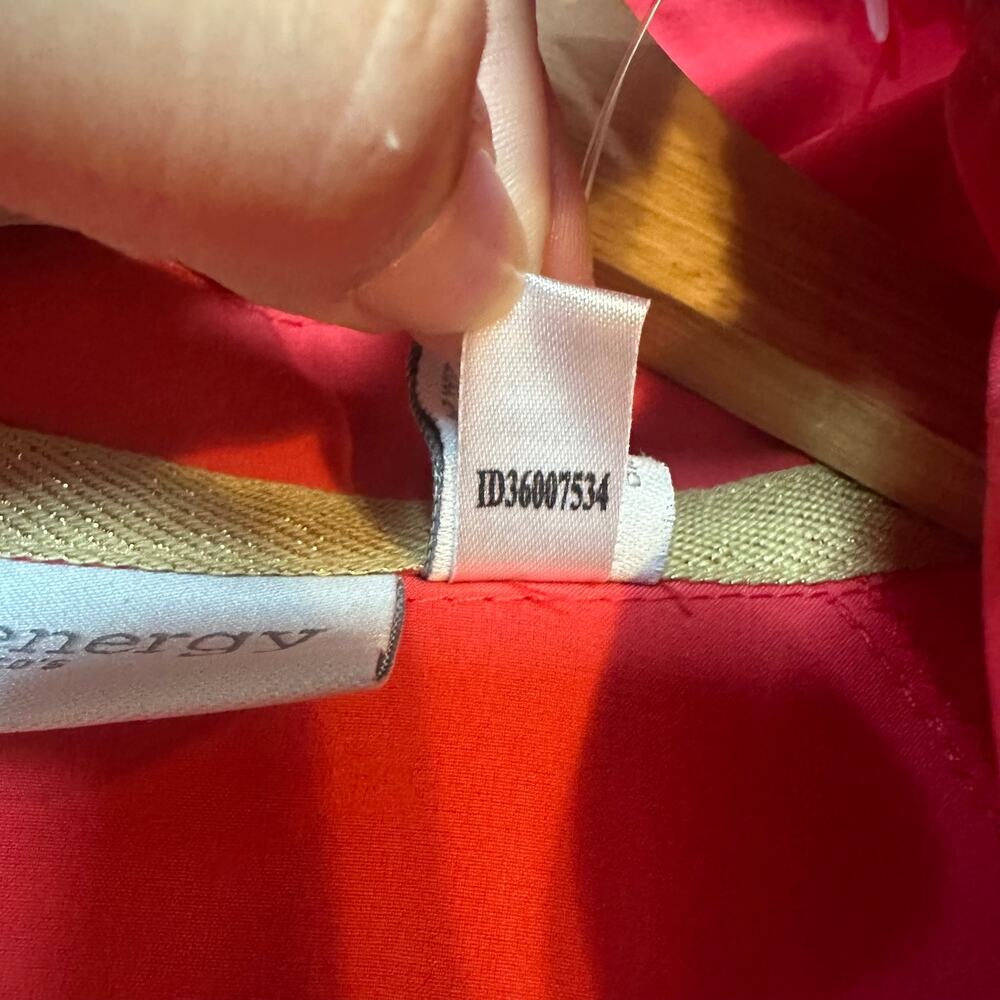 NWT Chico's Zenergy Neema Nadia Jacket Mai Tai Coral Red SZ 2 (Large/12) NEW - Picture 6 of 15